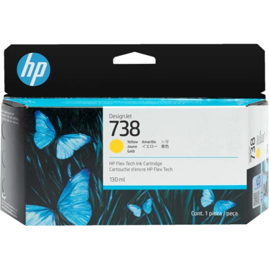 HP 498N7A Patron Yellow 130ml No.738 HP