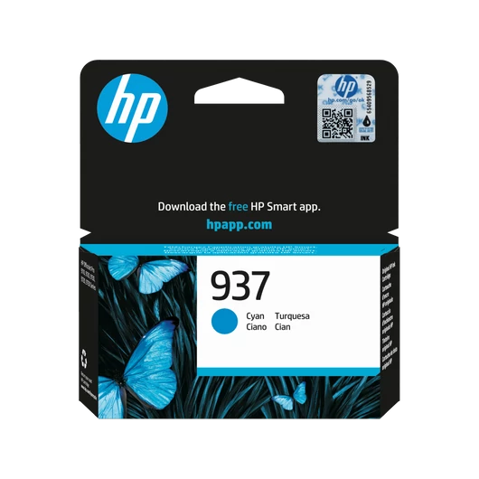 HP 4S6W2NE Tintapatron Cyan 800 oldal kapacitás No.937 HP