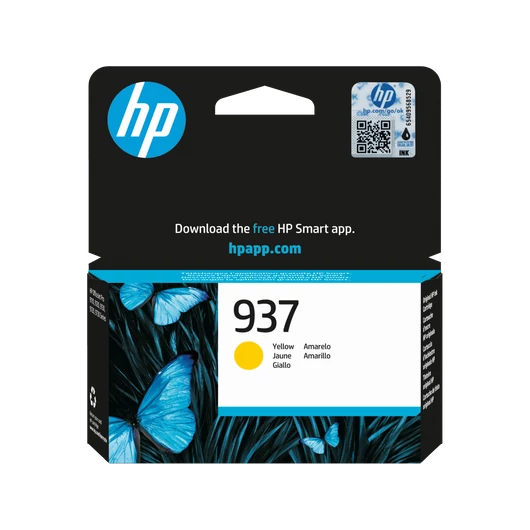 HP 4S6W4NE Tintapatron Yellow 800 oldal kapacitás No.937 HP