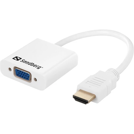Sandberg Kábel Átalakító - HDMI to VGA + Audio Converter
