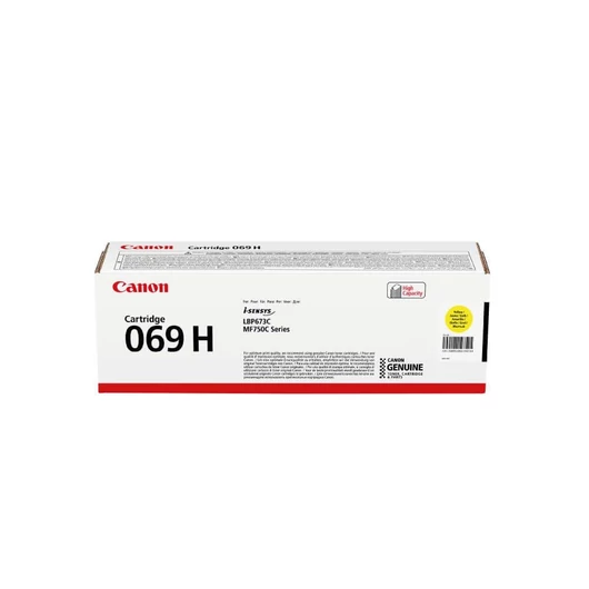 Canon CRG069H Toner Yellow 5.500 oldal kapacitás Canon