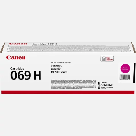 Canon CRG069H Toner Magenta 5.500 oldal kapacitás Canon