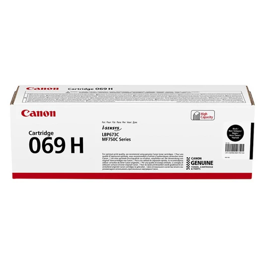 Canon CRG069H Toner Black 7.600 oldal kapacitás Canon