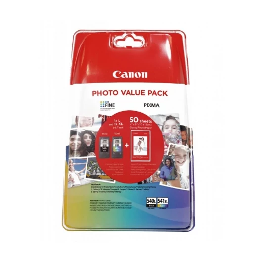 CANON PG-540L/CL-541XL/GP-501 10x15cm 50lap Photo Value Pack