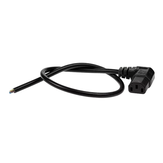 MAINS CABLE ANGL C13-OPN 0.5M .
