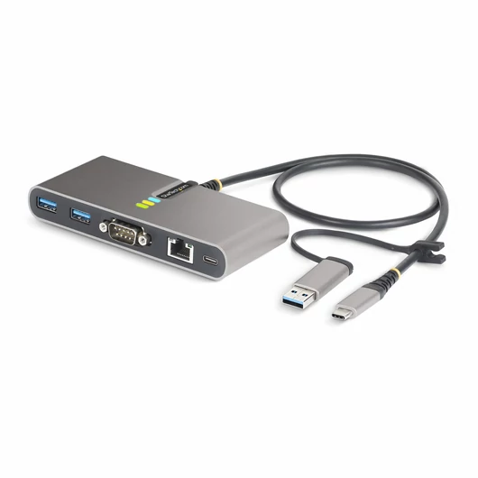 USB-C/USB-A HUB - GBE - RS232 A HUB GB ETHERNET RS232 SERIAL