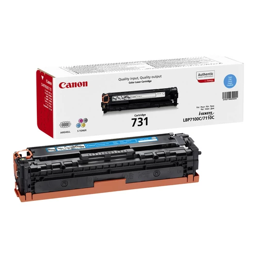CANON 731-C toner cartridge cyan standard capacity 1.500 pages 1-pack
