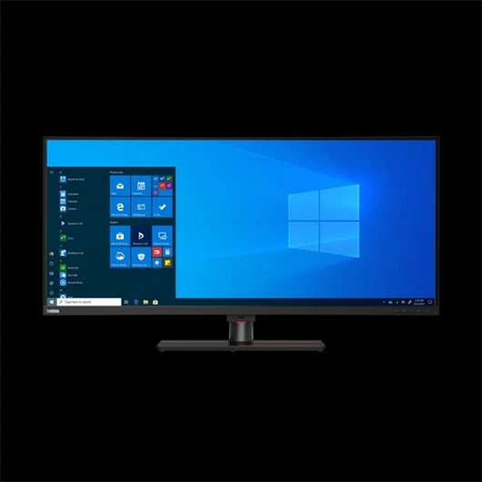 LENOVO Monitor ThinkVision P40w-20, Curved, 39.7" WUHD3440x1440 IPS, 21:9, 1000:1, 300cd / m2, 4ms, USB, USB-C, HDMI, DP