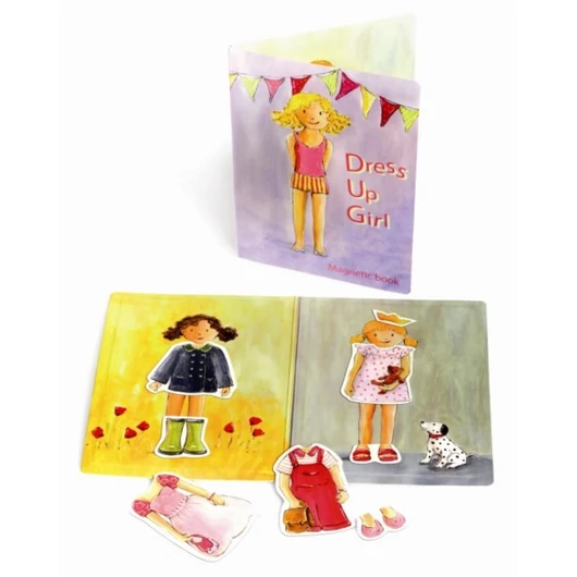 Játék Egmont Toys mágneses öltöztető játék – kislány   PAB802690