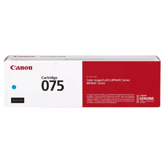 Canon CRG075 Toner Cyan 1300 oldal kapacitás Canon