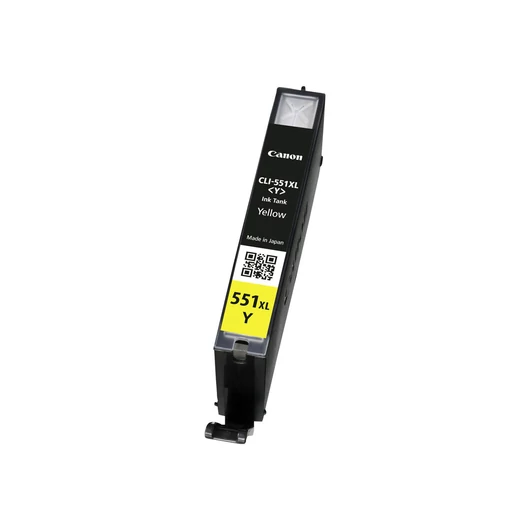 CANON CLI-551XLY ink cartridge yellow high capacity 700 pages 1-pack XL