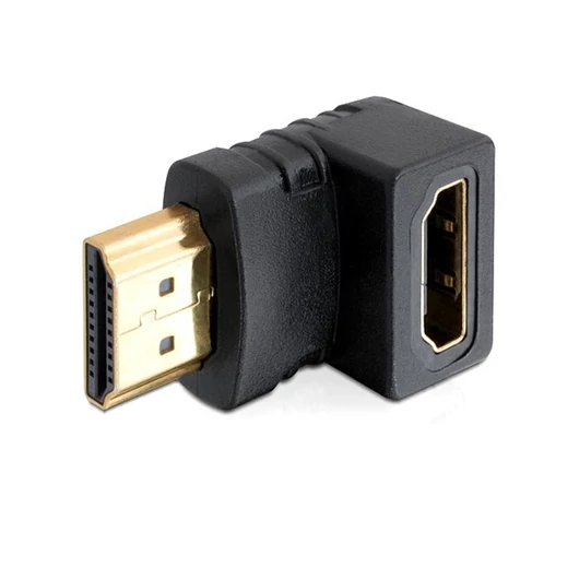 DELOCK Átalakító HDMI male > HDMI female 90 fokos le