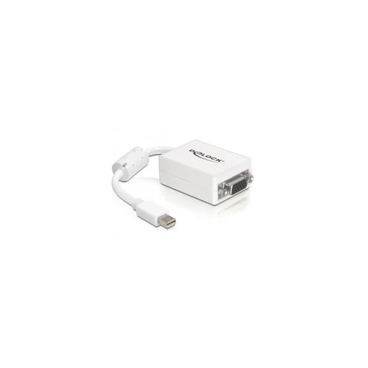 Delock Átalakító - 65130 (Mini Displayport 1.1 -> VGA 15 pin, apa / anya, FullHD)