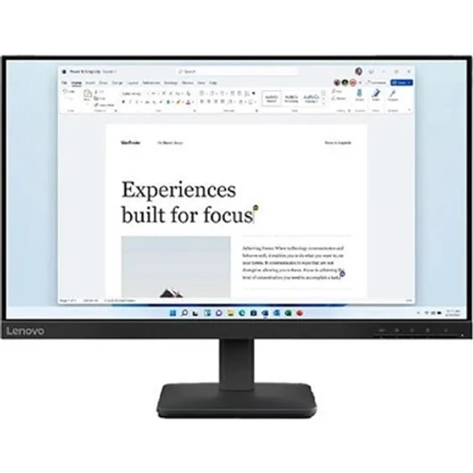 Lenovo L24-4e 23.8" IPS LED monitor fekete 100Hz