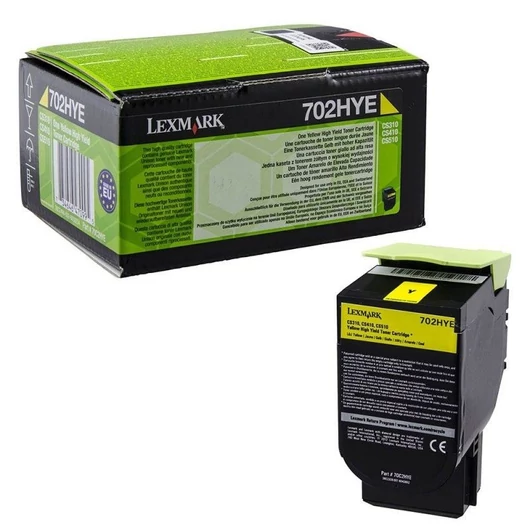 Lexmark CS310/410/510 High Corporate Toner Yellow 3K (Eredeti) 70C2HYE Lexmark