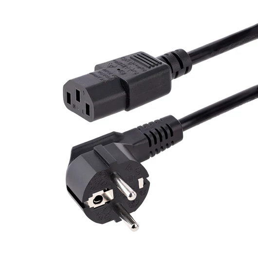 COMPUTER POWER CORD - 3FT (1M) EU SCHUKO TO C13 18AWG