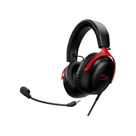 HP HYPERX Vezetékes Fejhallgató Cloud III - Gaming Headset Black-Red