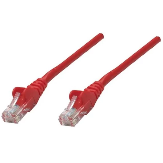 Manhattan Kábel - U / UTP Patch (RJ45 to RJ45, Cat6, 0.25m, Piros)