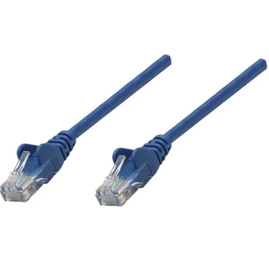 Manhattan Kábel - U / UTP Patch (RJ45 to RJ45, Cat6, 0.25m, Kék)