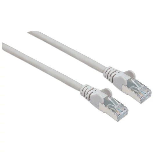Manhattan Kábel - S / FTP Patch (RJ45 to RJ45, Cat7 kábel Cat6A moduláris csatlakozóval, 3m, szürke, réz)
