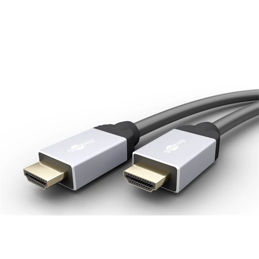 Goobay+ kábel HDMI (apa) - HDMI (apa)  1,5m (v2.0, 4k 60Hz)
