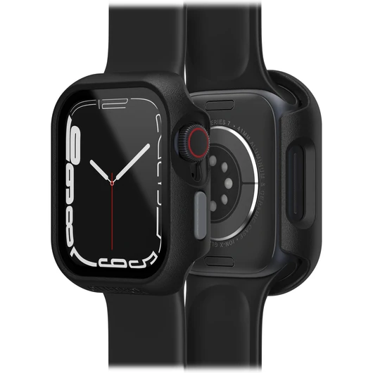 OB WATCH BUMPER + BUILT-IN SCR PROTECTOR APPLE WATCH 7 41MM BLK