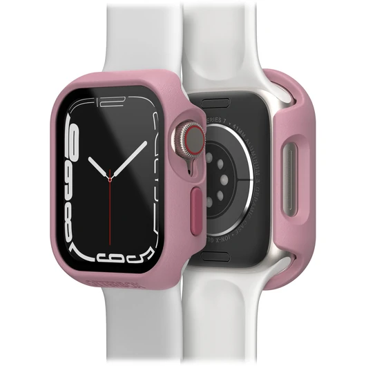 OB WATCH BUMPER + BUILT-IN SCR PROTECT APPLE WATCH 7 41MM PINK