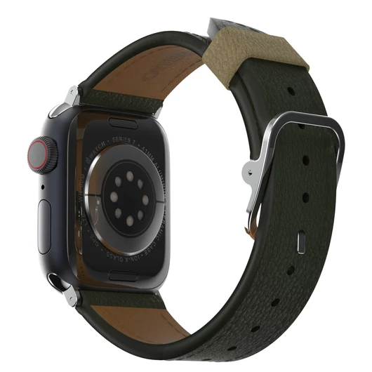 OB SYMMETRY CACTUS LEATHER WATCH BAND F/ APPLE WATCH 40/41/