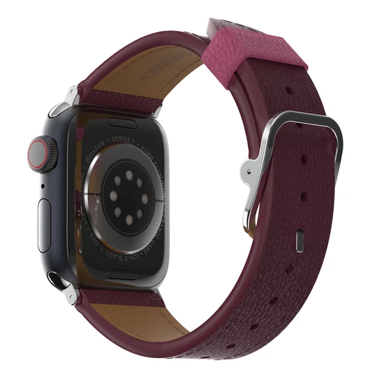 OB SYMMETRY CACTUS LEATHER WATCH BAND F/ APPLE WATCH 44/45/
