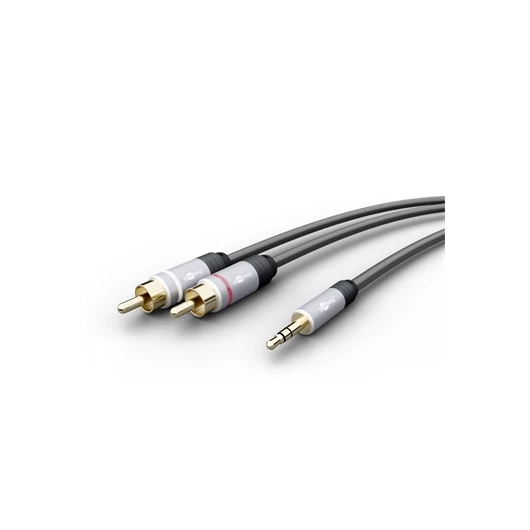 Goobay+ jack-RCA audio adapter kábel, 1,5m