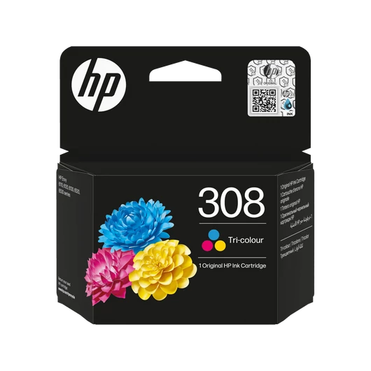 HP 7FP20UE Tintapatron Color 120 oldal kapacitás No.308 HP