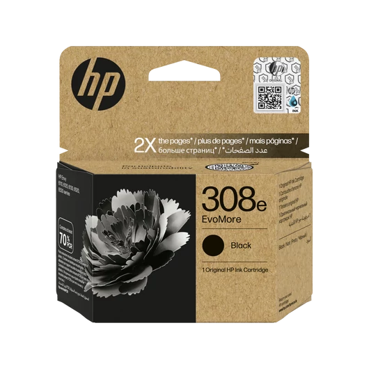 HP 7FP22UE Tintapatron Black 320 oldal kapacitás No.308 EvoMore HP
