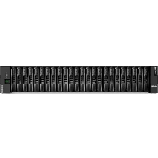 LENOVO DE storage - DE4000H SFF külső tároló, Dual Controller, (64GB Cache) HICless Hybrid Flash Array 2U24 V2