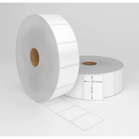 Utángyártott Zebra 800261-105 32mm x 25 mm 2580 db etikett White Box
