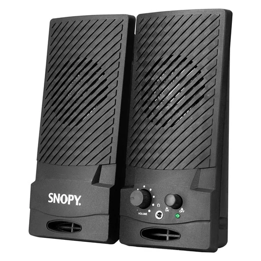 Snopy Hangszóró 2.0 - SN-510  (2W RMS; hangerőszabályzó; 3,5mm jack; USB)