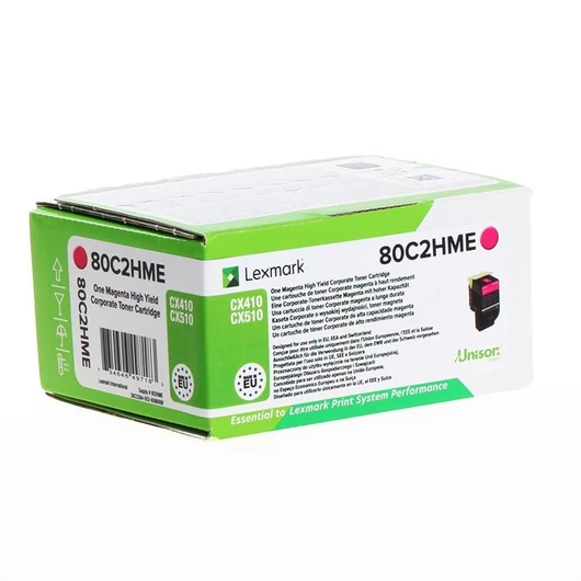 Lexmark CX410/510 High Corporate Toner Magenta 3K (Eredeti) 80C2HME Lexmark