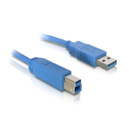 Delock USB 3.0 A -> USB 3.0 B M / M adatkábel 1.8m kék