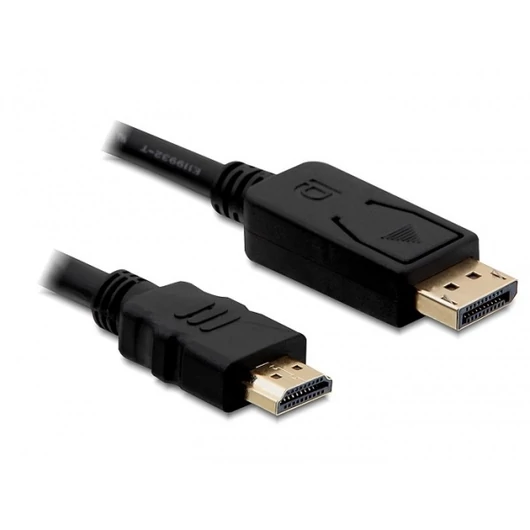 DELOCK kábel Displayport 1.1 male to HDMI-A male passzív, 1m, fekete