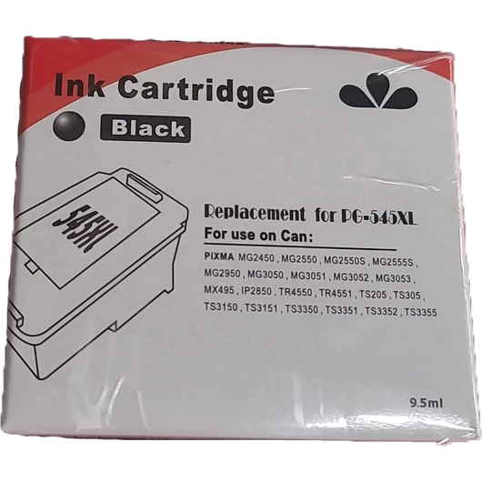 Utángyártott CANON PG545XL Tintapatron Black show ink level WHITE BOX White Box