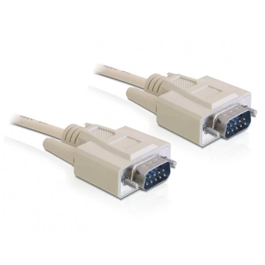 Delock Serial RS-232 M / M adatkábel 2m fehér