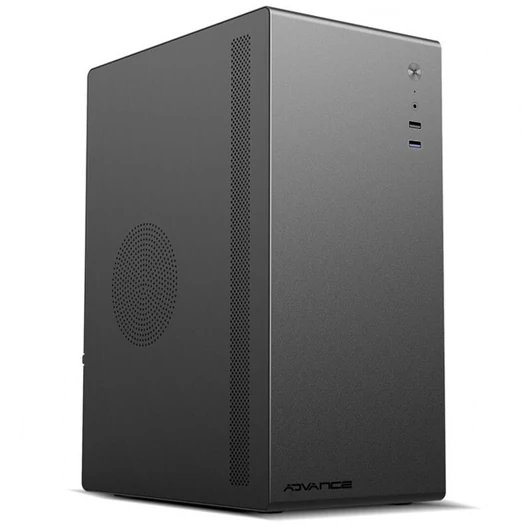 Advance Számítógépház - OPTIMA Black (MicroATX, USB2.0 + USB3.0, fekete)
