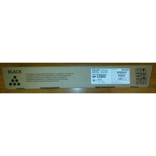 Ricoh MPC2503 toner Bk. Ricoh