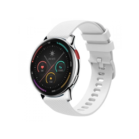 CARNEO HEILOO HR+ 2ND GEN. SILVER SMARTWATCH