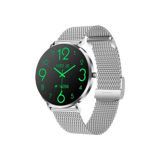 CARNEO PHOENIX HR+ 2ND GEN ULTRA THIN SILVER SMARTWATCH