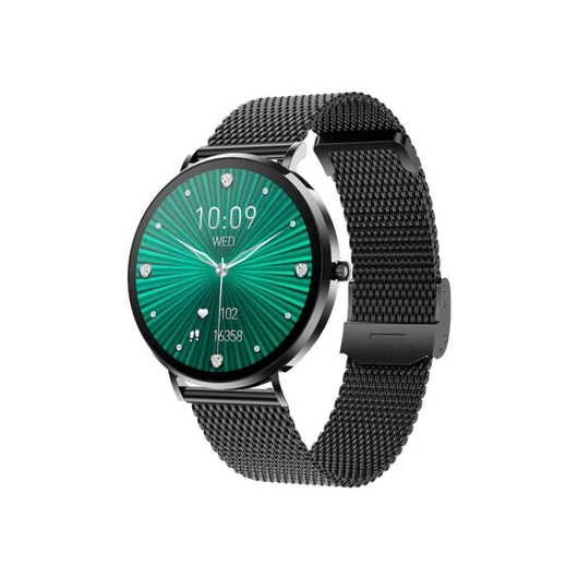 CARNEO PHOENIX HR+ 2ND GEN ULTRA THIN BLACK SMARTWATCH