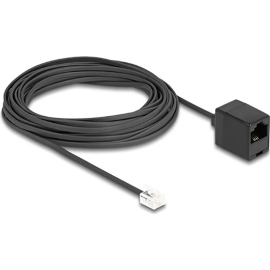 Delock RJ11 -> RJ45 M / F adatkábel 10m fekete