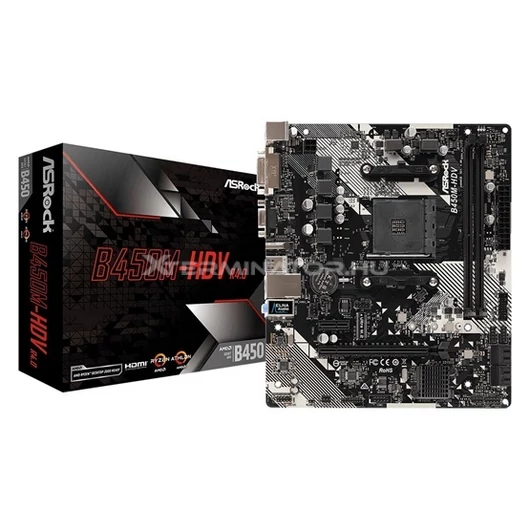 Alaplap ASRock B450M-HDV R4.0 mATX AM4