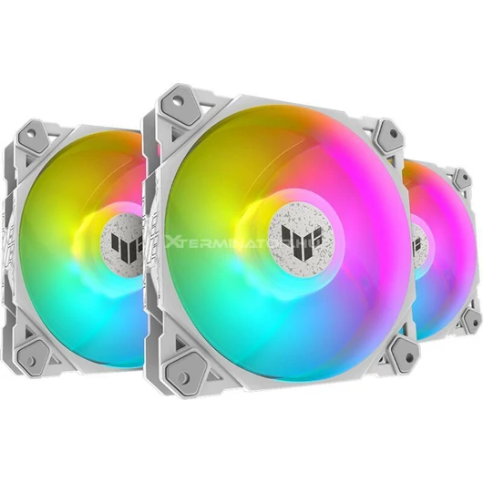 Ventilátor Asus TUF Gaming TF120 ARGB 120mm PWM (3db) fehér