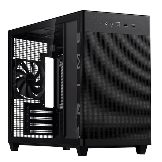 ASUS Prime AP201 táp nélküli MicroATX ház fekete (90DC00G0-B39010)