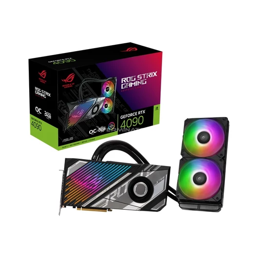 VGA Asus GeForce® RTX 4090 24GB STRIX Gaming OC LC (ROG-STRIX-LC-RTX4090-O24G-GAMING)